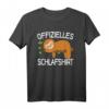 Offizielles Schlafshirt Faultier Schlafanzug - Lustiges Faultier Design für Kinder, Männer & Frauen, Perfekt für Frühaufsteher & Faultierliebhaber