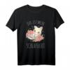 Süßer Kawaii Katzen Schlafanzug mit Blumen und Spruch - Gemütliche Homewear für Katzenliebhaber, Mütter, Damen & Kinder