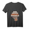 Damen Basketball T-Shirt mit V-Ausschnitt - Essen Schlafen Wiederholen, Perfekt für Basketballfans & Sportbegeisterte Damen