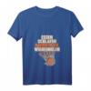 Damen Basketball T-Shirt mit V-Ausschnitt - Essen Schlafen Wiederholen, Perfekt für Basketballfans & Sportbegeisterte Damen