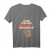 Damen Basketball T-Shirt mit V-Ausschnitt - Essen Schlafen Wiederholen, Perfekt für Basketballfans & Sportbegeisterte Damen