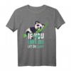 Lustiges Schlaf T-Shirt für Langschläfer und Morgenmuffel mit Pandabär - Witziges Geschenk für Männer, Frauen & Kinder