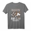 Faultier Schlaf T-Shirt - Lustiges Negativ auf Elan getestet Schlafshirt als Nachthemd, Pyjama oder Schlafanzug