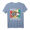 Herren Papas Schlafshirt Pyjama Nachthemd - Lustiges Faultier Schnarch Shirt als Geschenk für Vater, Ehemann oder Schnarcher