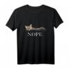 Lustiges Katzen T-Shirt mit Spruch - 'Not today' für Katzenliebhaber, Faulenzer & Schlafmützen als Geschenk zu Weihnachten oder Geburtstag