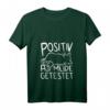 Damen Mieze Katze POSITIV AUF MÜDE GETESTET - Schlaf T-Shirt mit V-Ausschnitt für Katzenliebhaber & Morgenmüde