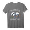 This Is My Official Napping Shirt - Lustiges Panda Pajama Schlaf T-Shirt für Familie, Freunde und Panda Liebhaber