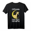 Schlaf Oberteil Giraffe Tier Sprüche - Bequemes Kinder Schlafshirt, ideales Geschenk für Tierliebhaber und Morgenmuffel