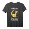Schlaf Oberteil Giraffe Tier Sprüche - Bequemes Kinder Schlafshirt, ideales Geschenk für Tierliebhaber und Morgenmuffel