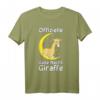 Schlaf Oberteil Giraffe Tier Sprüche - Bequemes Kinder Schlafshirt, ideales Geschenk für Tierliebhaber und Morgenmuffel