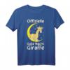 Schlaf Oberteil Giraffe Tier Sprüche - Bequemes Kinder Schlafshirt, ideales Geschenk für Tierliebhaber und Morgenmuffel