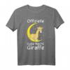 Schlaf Oberteil Giraffe Tier Sprüche - Bequemes Kinder Schlafshirt, ideales Geschenk für Tierliebhaber und Morgenmuffel