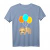Faultier Ballon Design Schlafshirt - Lustiges Faul & Müde T-Shirt für Männer, Frauen & Kinder als Geschenk für entspannte Momente