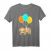 Faultier Ballon Design Schlafshirt - Lustiges Faul & Müde T-Shirt für Männer, Frauen & Kinder als Geschenk für entspannte Momente