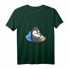 Damen Pinguine Mein Offizielles Schlafshirt mit V-Ausschnitt – Süßes Schlafshirt für Damen, Kinder & Männer, Perfekt als Geschenk für Langschläfer & Morgenmuffel