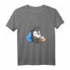 Damen Pinguine Mein Offizielles Schlafshirt mit V-Ausschnitt – Süßes Schlafshirt für Damen, Kinder & Männer, Perfekt als Geschenk für Langschläfer & Morgenmuffel