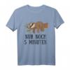 Lustiges Faultier 'Nur noch 5 Minuten' Schlaf Pyjama Nachthemd T-Shirt – Bequemes und humorvolles Schlafoutfit für entspannte Nächte