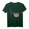 Faultier Herzschlag EKG Herz Puls T-Shirt – Lustiges Geschenk für Faulpelze, Studenten & Schlafliebhaber