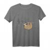 Faultier Herzschlag EKG Herz Puls T-Shirt – Lustiges Geschenk für Faulpelze, Studenten & Schlafliebhaber