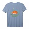 Fuchs Schlafshirt Pyjama Schlafanzug Nachthemd - Bequeme Nachtwäsche mit Tiermotiv, klassisch geschnitten, doppelt genähter Saum
