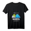 Damen T-Shirt mit Schildkröte: Mach Ich Morgen Versprochen - Lustiges Schlaf- und Morgenmuffel-Shirt mit V-Ausschnitt