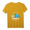 Damen T-Shirt mit Schildkröte: Mach Ich Morgen Versprochen - Lustiges Schlaf- und Morgenmuffel-Shirt mit V-Ausschnitt