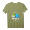 Damen T-Shirt mit Schildkröte: Mach Ich Morgen Versprochen - Lustiges Schlaf- und Morgenmuffel-Shirt mit V-Ausschnitt