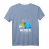 Damen T-Shirt mit Schildkröte: Mach Ich Morgen Versprochen - Lustiges Schlaf- und Morgenmuffel-Shirt mit V-Ausschnitt