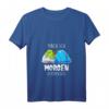 Damen T-Shirt mit Schildkröte: Mach Ich Morgen Versprochen - Lustiges Schlaf- und Morgenmuffel-Shirt mit V-Ausschnitt