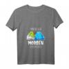 Damen T-Shirt mit Schildkröte: Mach Ich Morgen Versprochen - Lustiges Schlaf- und Morgenmuffel-Shirt mit V-Ausschnitt