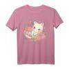 Kawaii Katzen Blume Schlafanzug - Niedlicher Pyjama für Katzenliebhaber, Damen & Kinder, Gemütliche Homewear für Entspannung