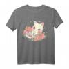 Kawaii Katzen Blume Schlafanzug - Niedlicher Pyjama für Katzenliebhaber, Damen & Kinder, Gemütliche Homewear für Entspannung