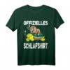 Offizielles Schlafshirt mit Faultier und Schildkröte – Bequemer Pyjama für Langschläfer, Morgenmuffel & Stressgeplagte, perfekt als Geschenk