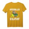 Offizielles Schlafshirt mit Faultier und Schildkröte – Bequemer Pyjama für Langschläfer, Morgenmuffel & Stressgeplagte, perfekt als Geschenk