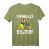 Offizielles Schlafshirt mit Faultier und Schildkröte – Bequemer Pyjama für Langschläfer, Morgenmuffel & Stressgeplagte, perfekt als Geschenk