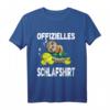 Offizielles Schlafshirt mit Faultier und Schildkröte – Bequemer Pyjama für Langschläfer, Morgenmuffel & Stressgeplagte, perfekt als Geschenk