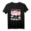 Sleepolotl Süßes Schlafendes Axolotl Kawaii Axolotl T-Shirt für Tier- und Anime-Fans