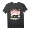 Sleepolotl Süßes Schlafendes Axolotl Kawaii Axolotl T-Shirt für Tier- und Anime-Fans