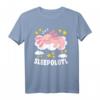 Sleepolotl Süßes Schlafendes Axolotl Kawaii Axolotl T-Shirt für Tier- und Anime-Fans