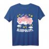Sleepolotl Süßes Schlafendes Axolotl Kawaii Axolotl T-Shirt für Tier- und Anime-Fans