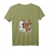 Lustiges Damen Weihnachts-Schlafendes Rentier T-Shirt - Offizielles Design für Weihnachtsfeiern und Familiengeschenke