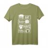 Eat Sleep Drums Repeat T-Shirt – Lustiges Musiker-Design für Schlagzeuger, Bandmitglieder & Musikliebhaber als Geschenk