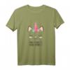 Offizielles Schlafshirt für Frauen und Mädchen mit Katze-Einhorn Motiv – Süßes Nachthemd, Schlafmütze & Pyjama für bequemen Schlaf
