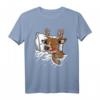 Lustiges Weihnachts-Rentier Schlafendes T-Shirt - Offizielles Design für die Feiertage, perfekte Geschenkidee für die ganze Familie