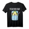 Lustiges Avocado Schlafshirt - Witziges Pyjama T-Shirt Geschenk für Damen, Herren & Kinder, Perfekt für Nickerchen & Gemütliche Nächte