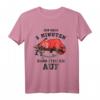 Nur noch 5 Minuten dann steh ich auf Fuchs Schlaf T-Shirt – Lustiges Schlafdesign für Langschläfer und Morgenmuffel mit Tiermotiv