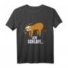 Offizielles Faultier Schlafshirt – Lustiges Pyjama Nachthemd für Damen und Herren, perfekt als Geschenk für Langschläfer, Morgenmuffel und Nachteulen zu Geburtstag und Weihnachten