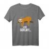 Offizielles Faultier Schlafshirt – Lustiges Pyjama Nachthemd für Damen und Herren, perfekt als Geschenk für Langschläfer, Morgenmuffel und Nachteulen zu Geburtstag und Weihnachten