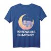 Offizielles Faultier Halbmond Schlafshirt – Lustiges Schlafanzug für Damen, Herren, Kinder & als Geschenk zum Geburtstag, Weihnachten & mehr