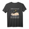 Lustiges Schlafshirt für Morgenmuffel & Faulpelze - Perfektes Geschenk gegen Müdigkeit und für erholsamen Schlaf